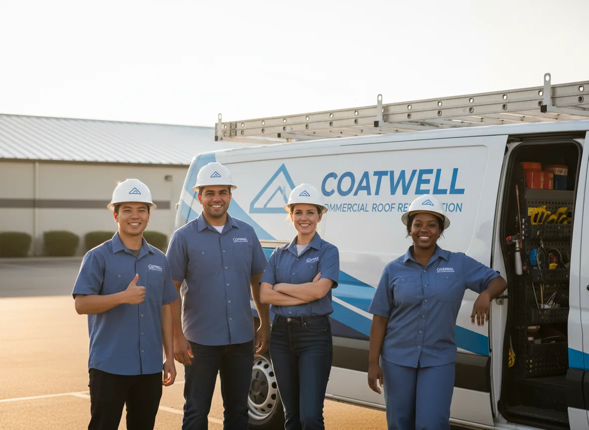 Commercial roof coating company in Island, KY